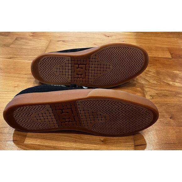DC Manual Up Skater Shoes Size 8.5 Men’s Black Tan Lace - Picture 6 of 13